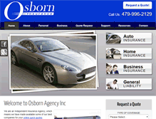 Tablet Screenshot of osborninsurance.com